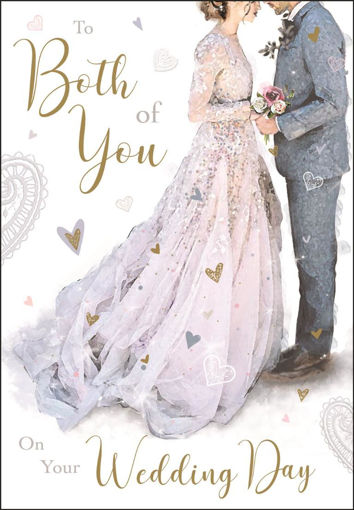 Picture of TO BOTH OF YOU WEDDING CARD